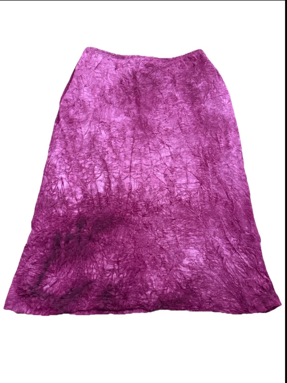 La Belle y2k crinkle texture midi skirt purple Medium